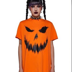 🎃 3XL SCARY PUMPKIN DOLLSKILL OVERSIZED SHIRT 🎃